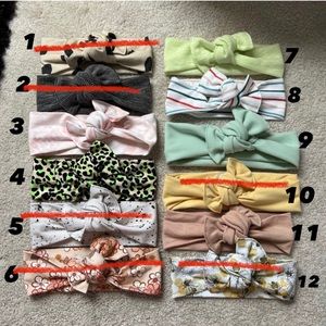 BOWS!!! Do not buy ** comment to buy ** - Bows, head wraps, turbans, nylon!!! ✨